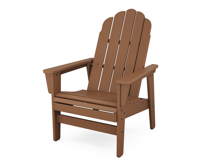 POLYWOOD® Vineyard Grand Upright Adirondack Chair in Teak
