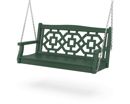 Martha Stewart by POLYWOOD Chinoiserie 48” Swing in Green
