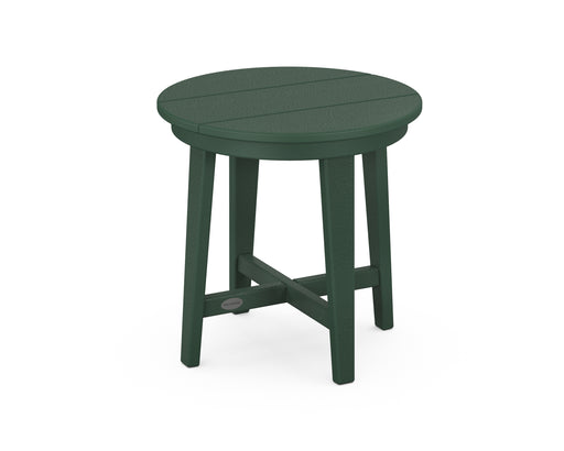 POLYWOOD Newport 19" Round End Table in Green