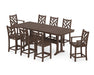 POLYWOOD® Chippendale 9-Piece Counter Set with Trestle Legs in Sand