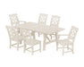 Martha Stewart by POLYWOOD Chinoiserie 7-Piece Rustic Farmhouse Dining Set in Sand