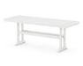 POLYWOOD® Nautical Trestle 39” x 97” Counter Table in White
