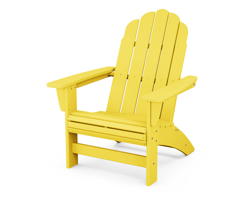 POLYWOOD® Vineyard Grand Adirondack Chair in Lemon