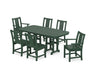 POLYWOOD® Prairie 7-Piece Dining Set in Green