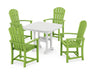 POLYWOOD Palm Coast 5-Piece Dining Set in Lime