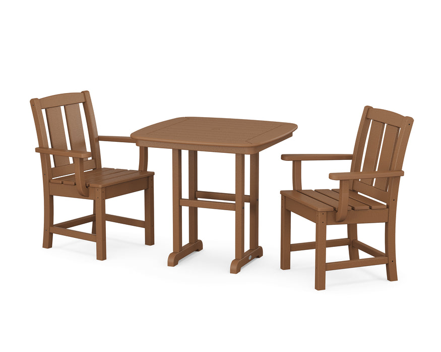 POLYWOOD® Mission 3-Piece Dining Set in Teak