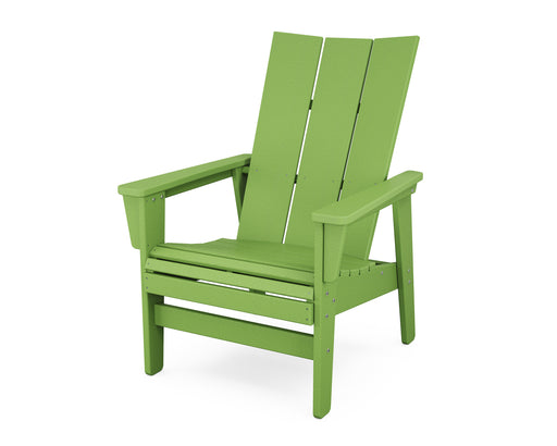 POLYWOOD® Modern Grand Upright Adirondack Chair in Aruba