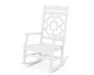 Martha Stewart by POLYWOOD Chinoiserie Rocking Chair in White