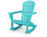 POLYWOOD® Palm Coast Adirondack Rocking Chair in Aruba