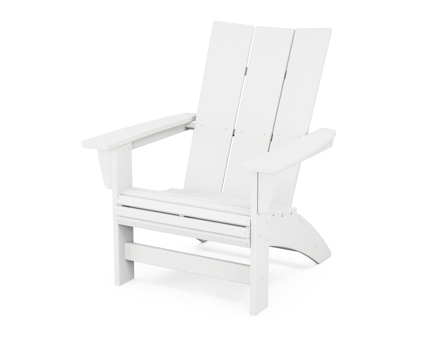 POLYWOOD® Modern Grand Adirondack Chair in White