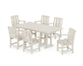 POLYWOOD® Mission Arm Chair 7-Piece Farmhouse Dining Set in Sand