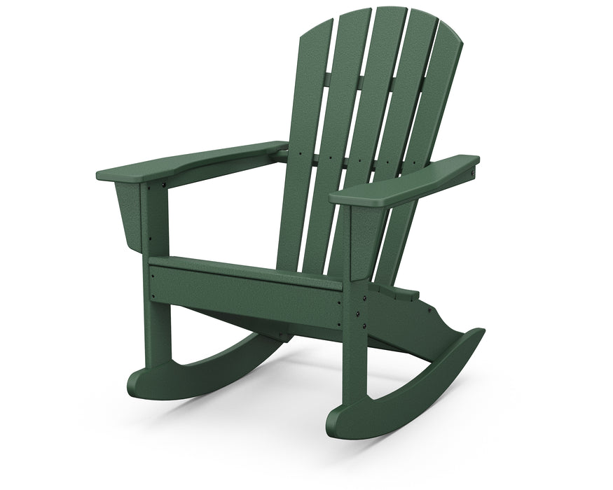 POLYWOOD® Palm Coast Adirondack Rocking Chair in Green