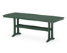POLYWOOD® Nautical Trestle 39” x 97” Counter Table in Green