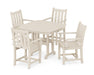 POLYWOOD Traditional Garden 5-Piece Dining Set in Sand