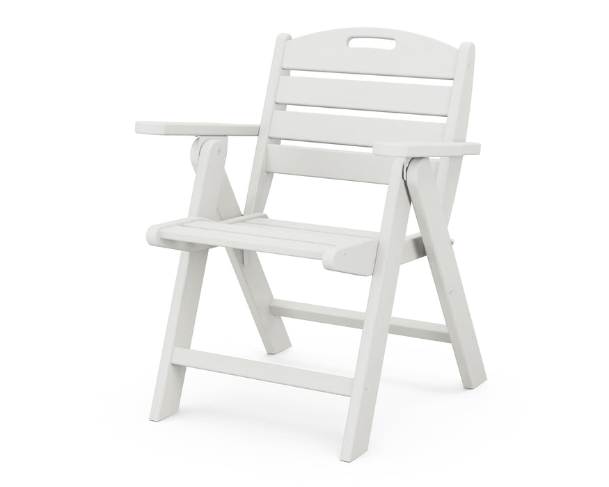 POLYWOOD Nautical Lowback Chair in Vintage White