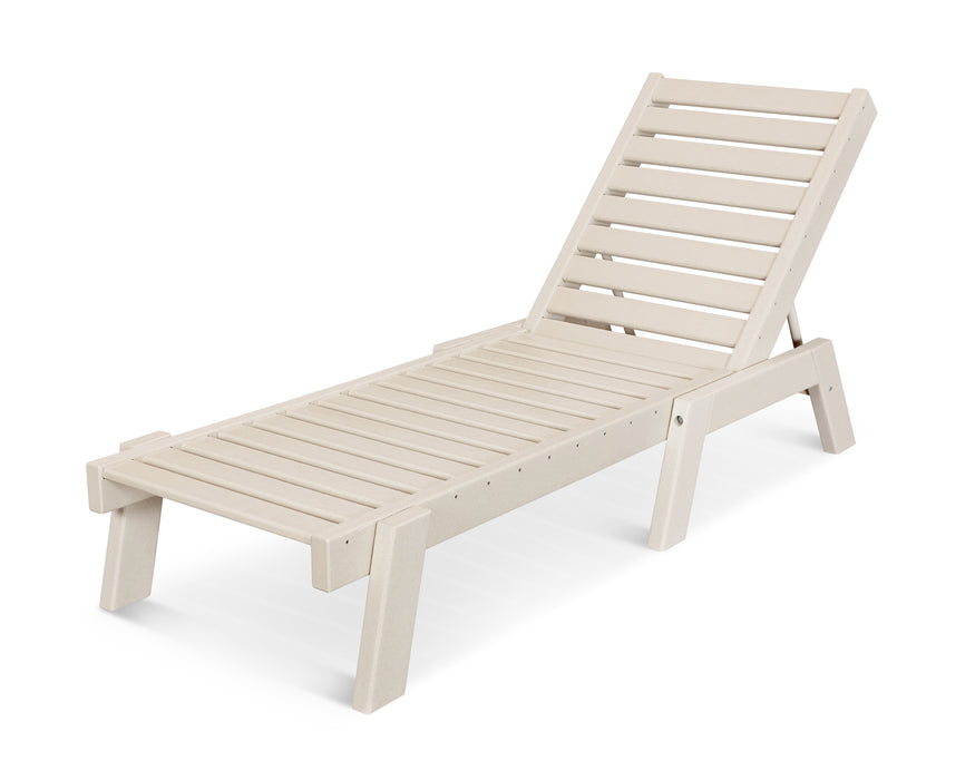 POLYWOOD Captain Chaise in Sand