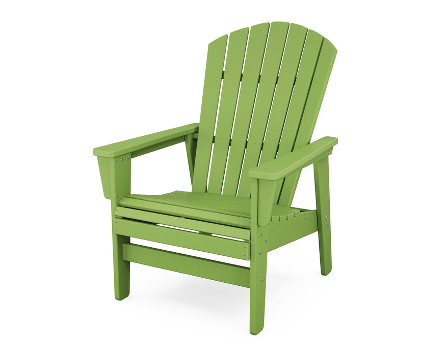 POLYWOOD® Nautical Grand Upright Adirondack Chair in Lime