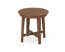 POLYWOOD Newport 19" Round End Table in Teak