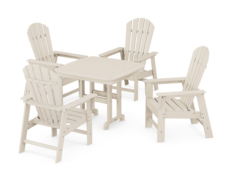 POLYWOOD South Beach 5-Piece Dining Set in Sand