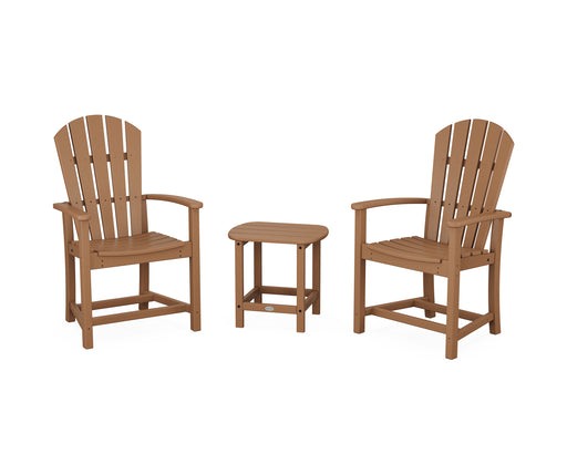 POLYWOOD® Palm Coast 3-Piece Upright Adirondack Chair Set in Aruba