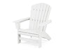 POLYWOOD® Nautical Grand Adirondack Chair in White