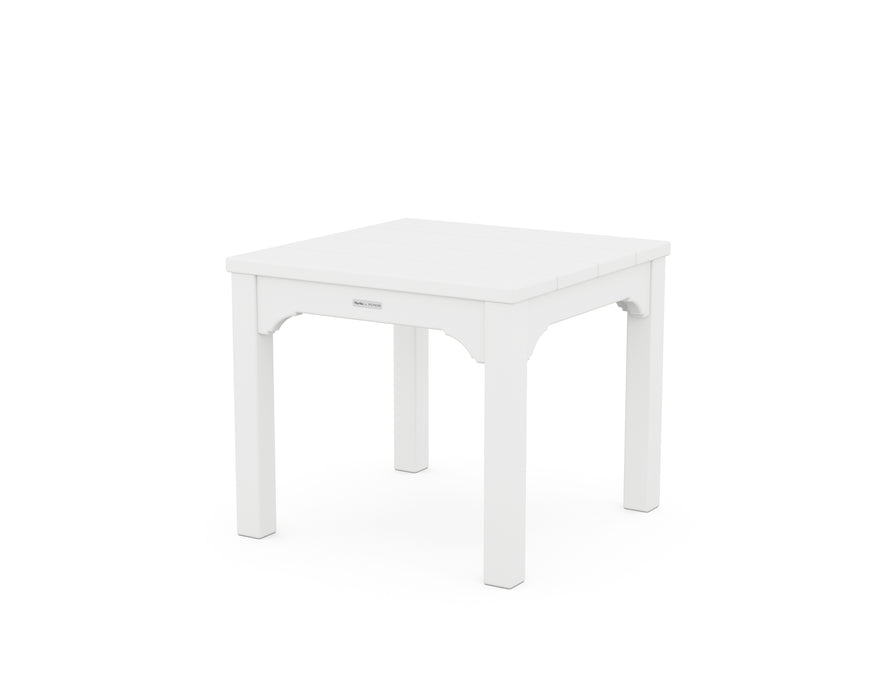 Martha Stewart by POLYWOOD Chinoiserie End Table in White