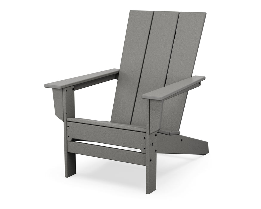 POLYWOOD® Modern Studio Adirondack Chair in Slate Grey