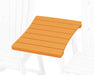 POLYWOOD® 600 Series Straight Adirondack Dining Connecting Table in Tangerine