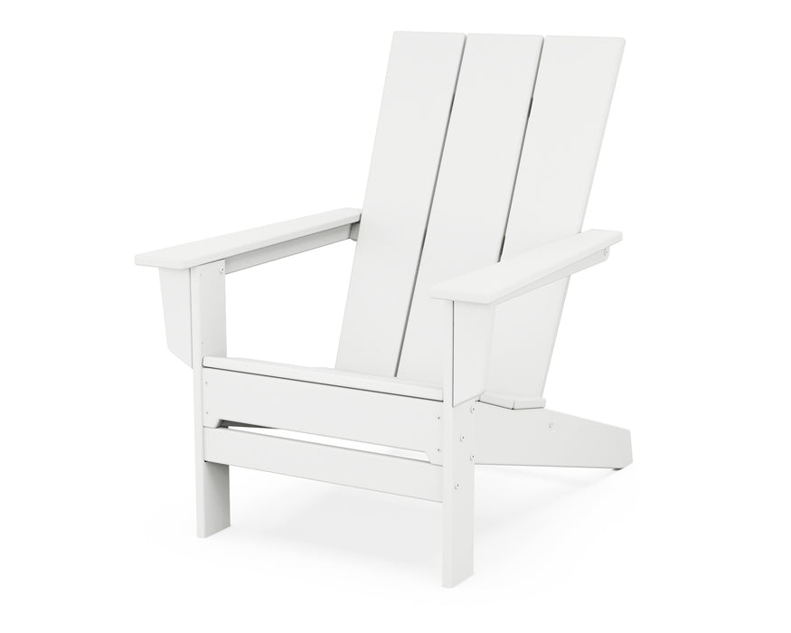 POLYWOOD® Modern Studio Adirondack Chair in White