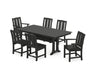 POLYWOOD® Mission 7-Piece Farmhouse Dining Set with Trestle Legs in Green