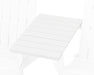 POLYWOOD® Classic Series Straight Adirondack Connecting Table in White