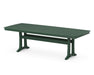 POLYWOOD Nautical Trestle 39" x 97" Dining Table in Green