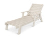 POLYWOOD Captain Chaise with Arms in Sand