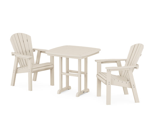 POLYWOOD Seashell 3-Piece Dining Set in Sand