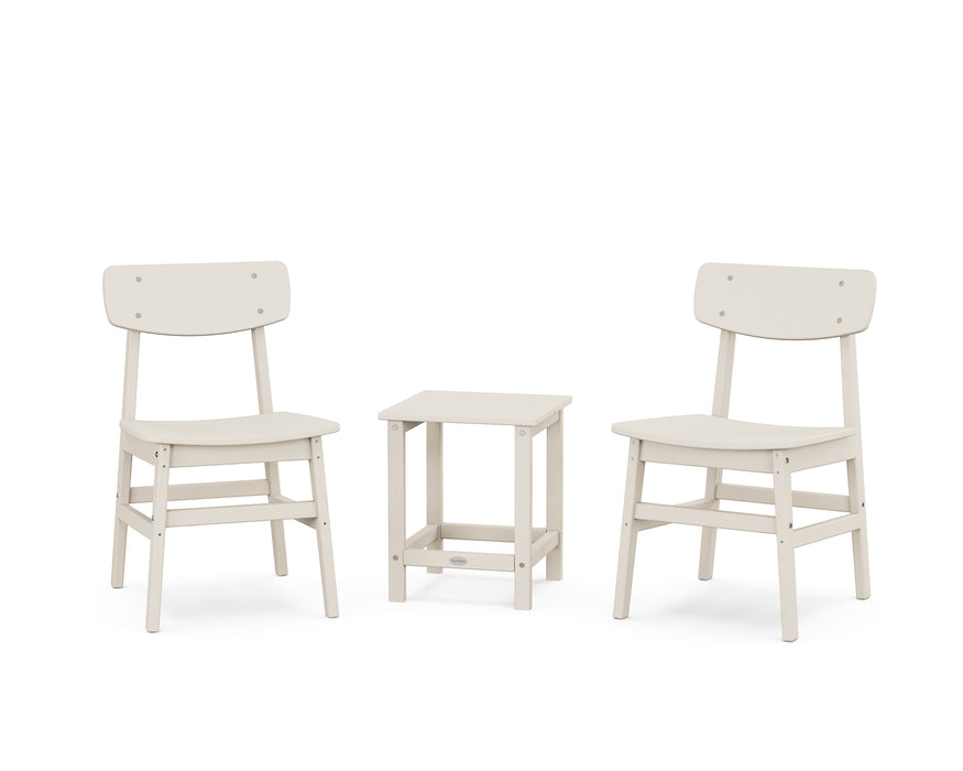 POLYWOOD® Modern Studio Urban Chair 3-Piece Seating Set in Sand