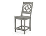 Martha Stewart by POLYWOOD Chinoiserie Counter Side Chair in Slate Grey