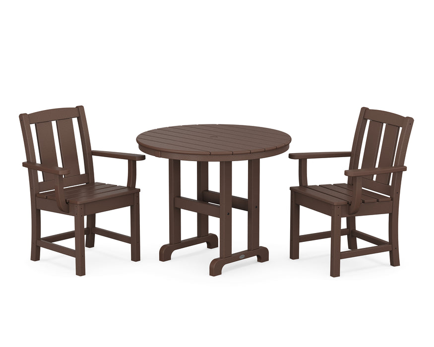POLYWOOD® Mission 3-Piece Farmhouse Dining Set in Sand