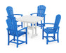 POLYWOOD Palm Coast 5-Piece Dining Set in Pacific Blue
