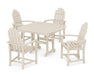 POLYWOOD Classic Adirondack 5-Piece Dining Set with Trestle Legs in Sand