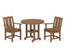 POLYWOOD® Mission 3-Piece Farmhouse Dining Set in White