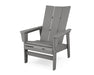 POLYWOOD® Modern Grand Upright Adirondack Chair in Slate Grey