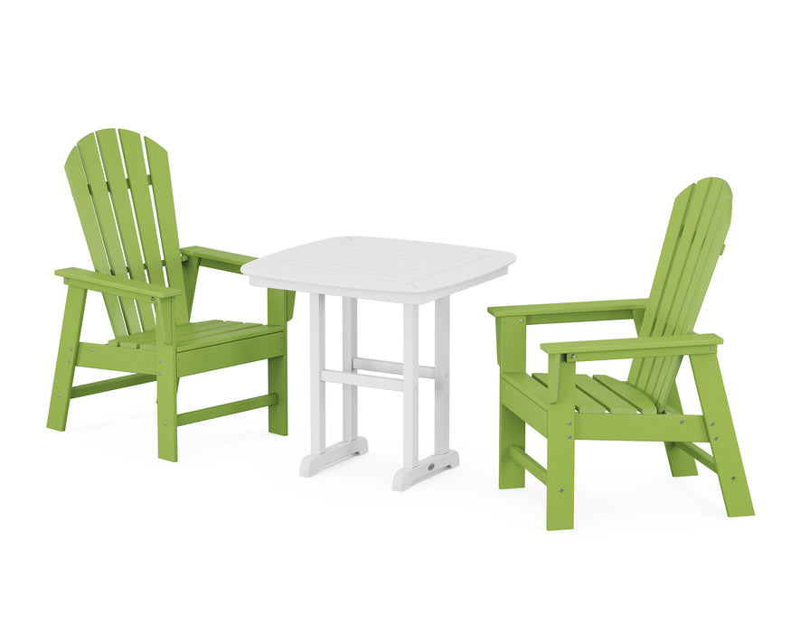 POLYWOOD South Beach 3-Piece Dining Set in Lime