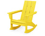POLYWOOD® Modern Adirondack Rocking Chair in Lemon