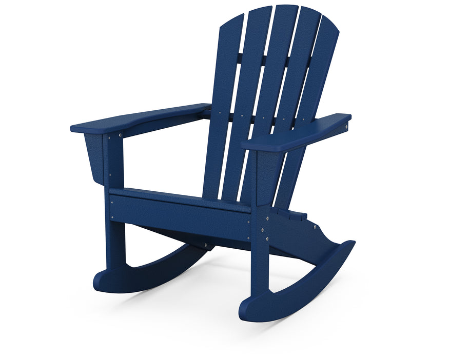 POLYWOOD® Palm Coast Adirondack Rocking Chair in Navy