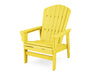 POLYWOOD® Nautical Grand Upright Adirondack Chair in Lemon