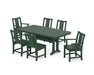 POLYWOOD® Prairie 7-Piece Dining Set with Trestle Legs in Mahogany