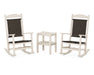 POLYWOOD Presidential Woven Rocker 3-Piece Set in Sand / Cahaba