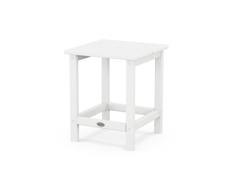 POLYWOOD® Modern Studio Urban Side Table in White