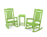 POLYWOOD Presidential Rocker 3-Piece Set in Lime