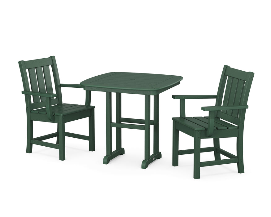 POLYWOOD® Oxford 3-Piece Dining Set in Black